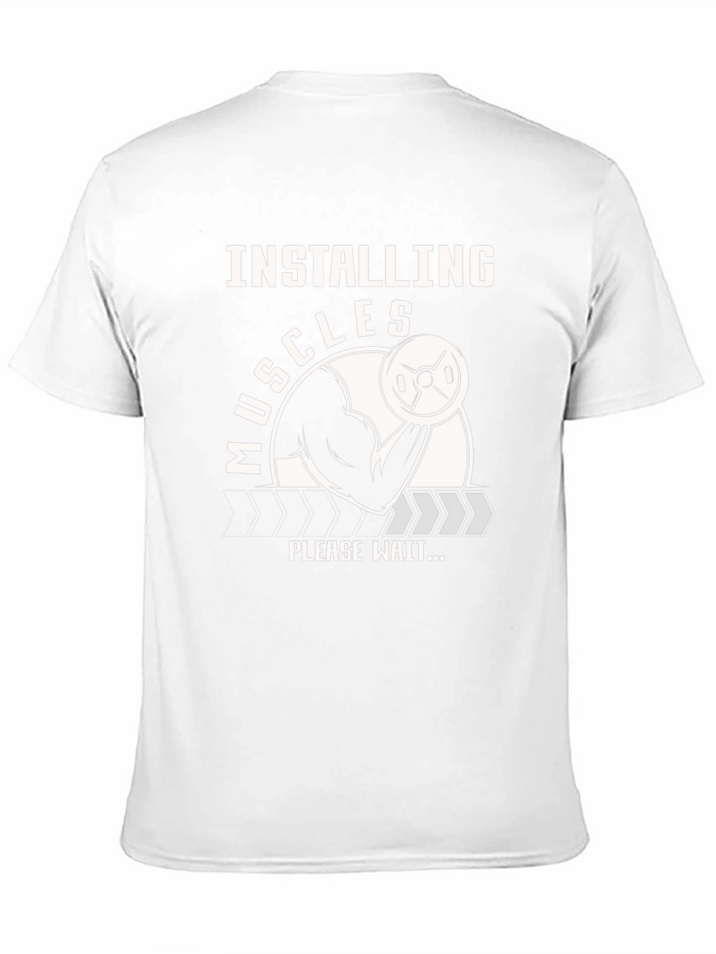 Installing Muscles T-Shirt - Gym Workout Apparel