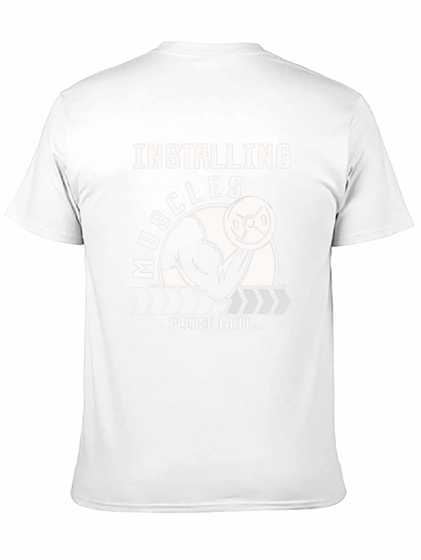 Installing Muscles T-Shirt - Gym Workout Apparel