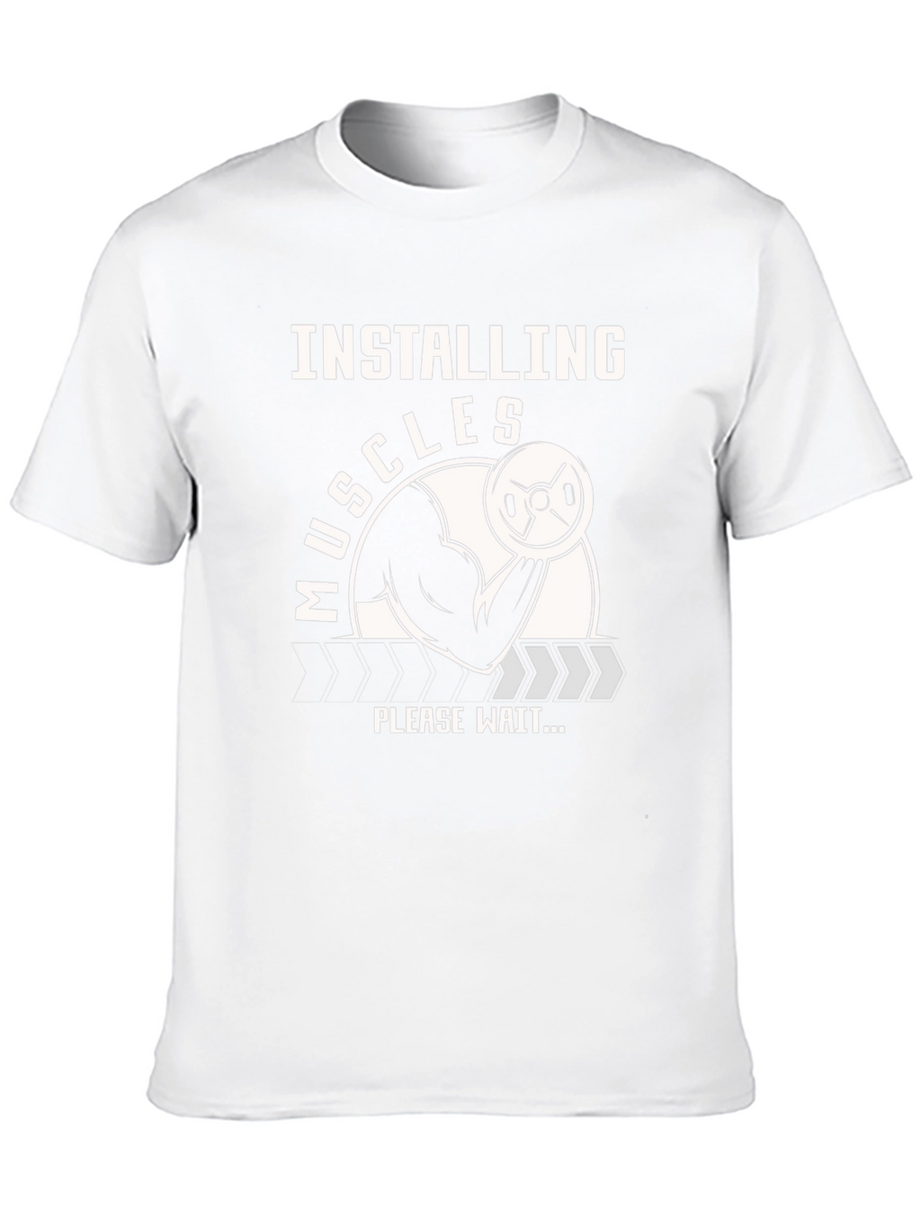 Installing Muscles T-Shirt - Gym Workout Apparel