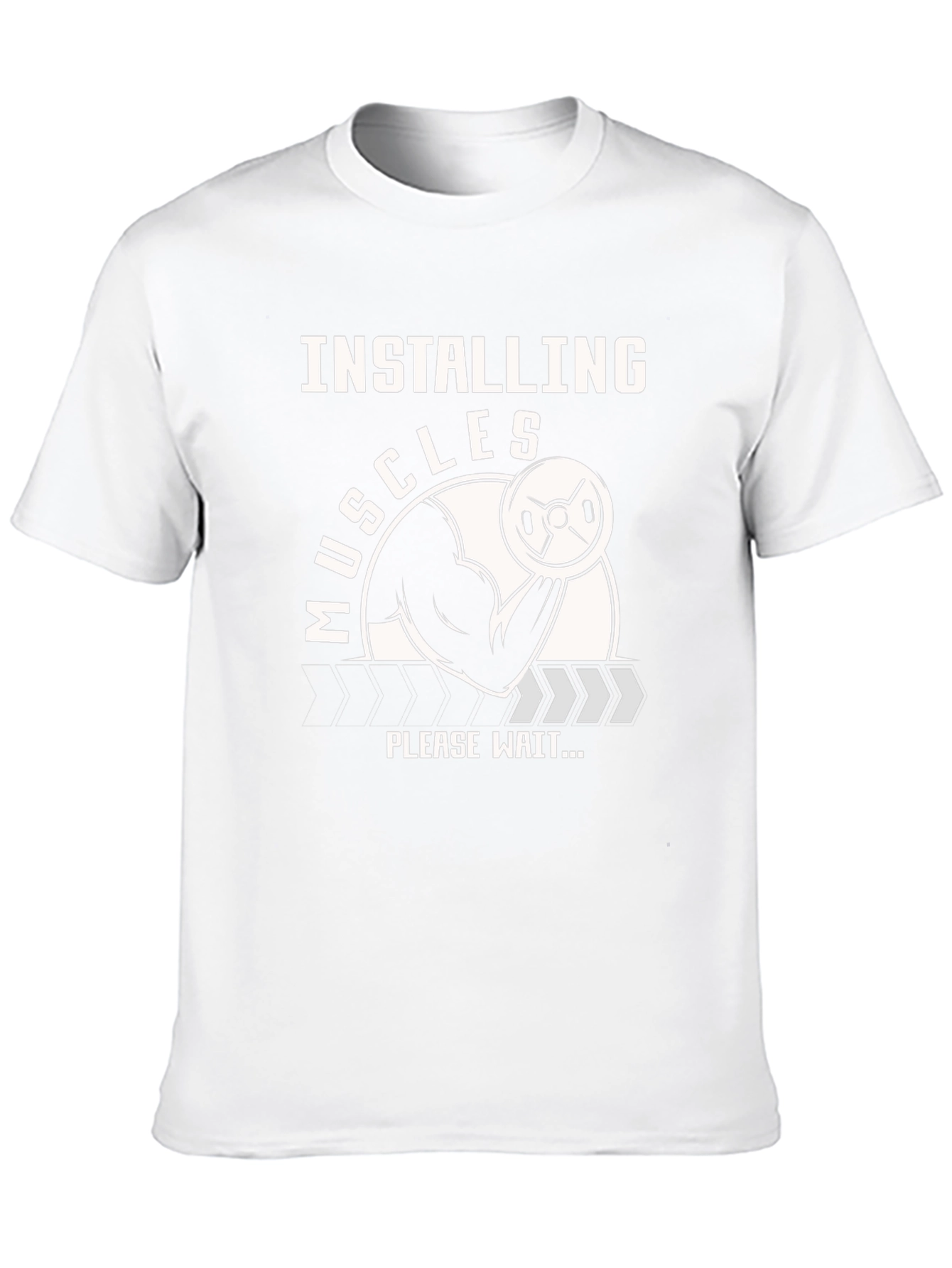 Installing Muscles T-Shirt - Gym Workout Apparel