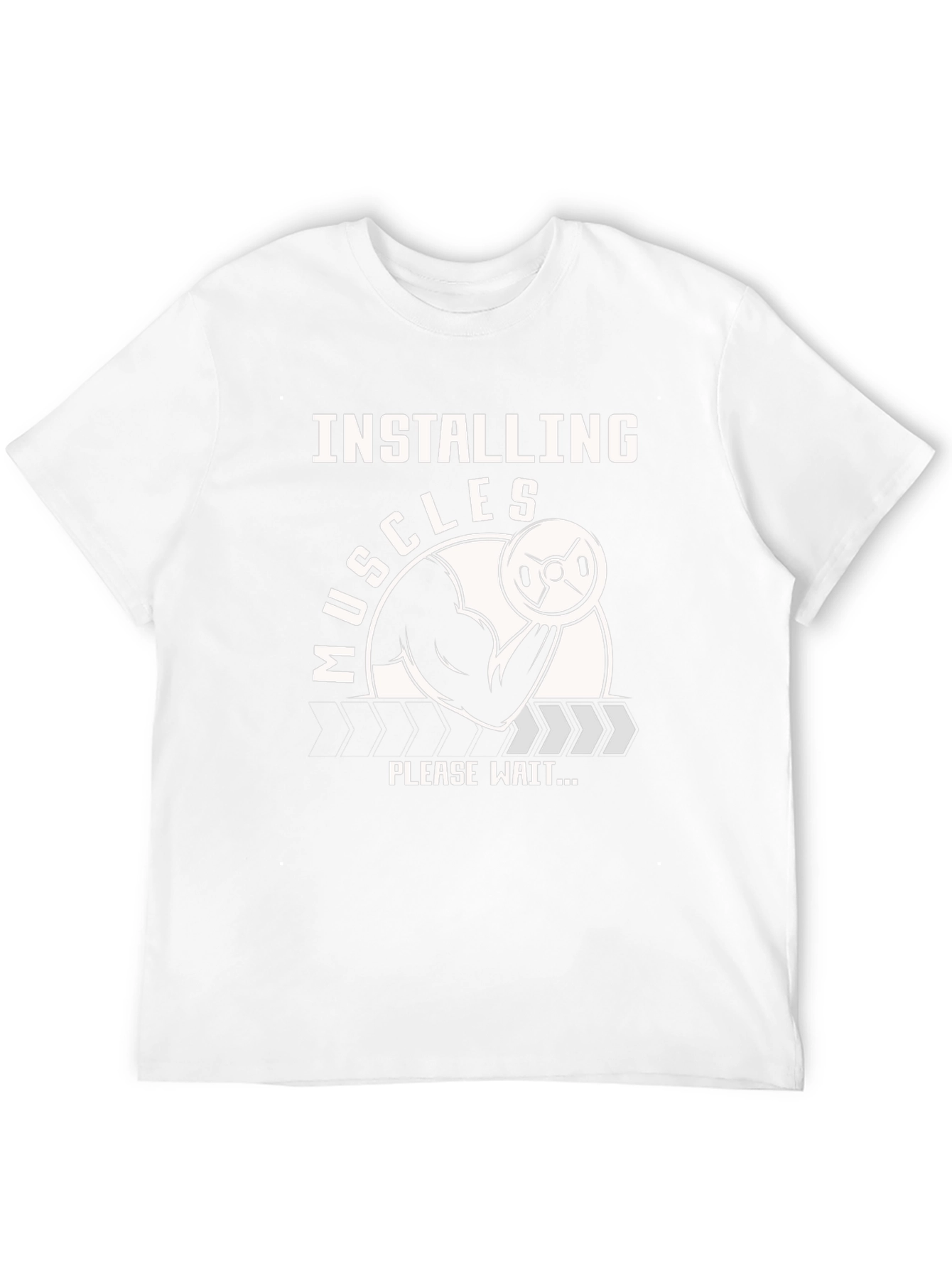 Installing Muscles T-Shirt - Gym Workout Apparel