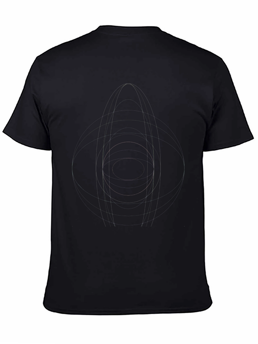 Mens Classic Black Cotton Blend T-Shirt