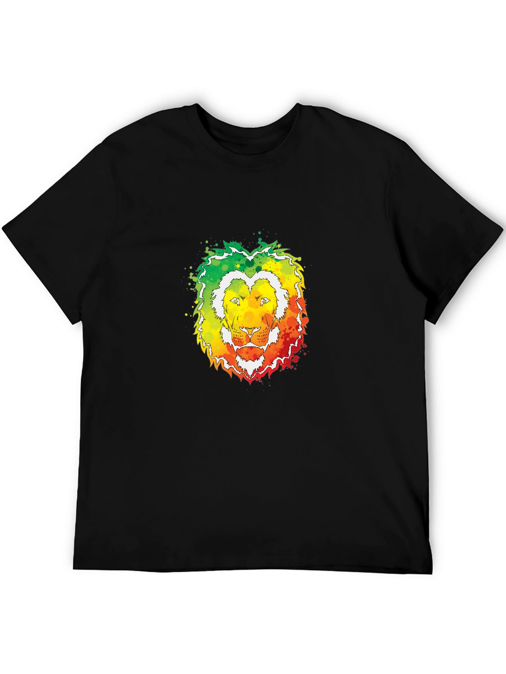 Rasta Lion Head T-Shirt - Reggae Style