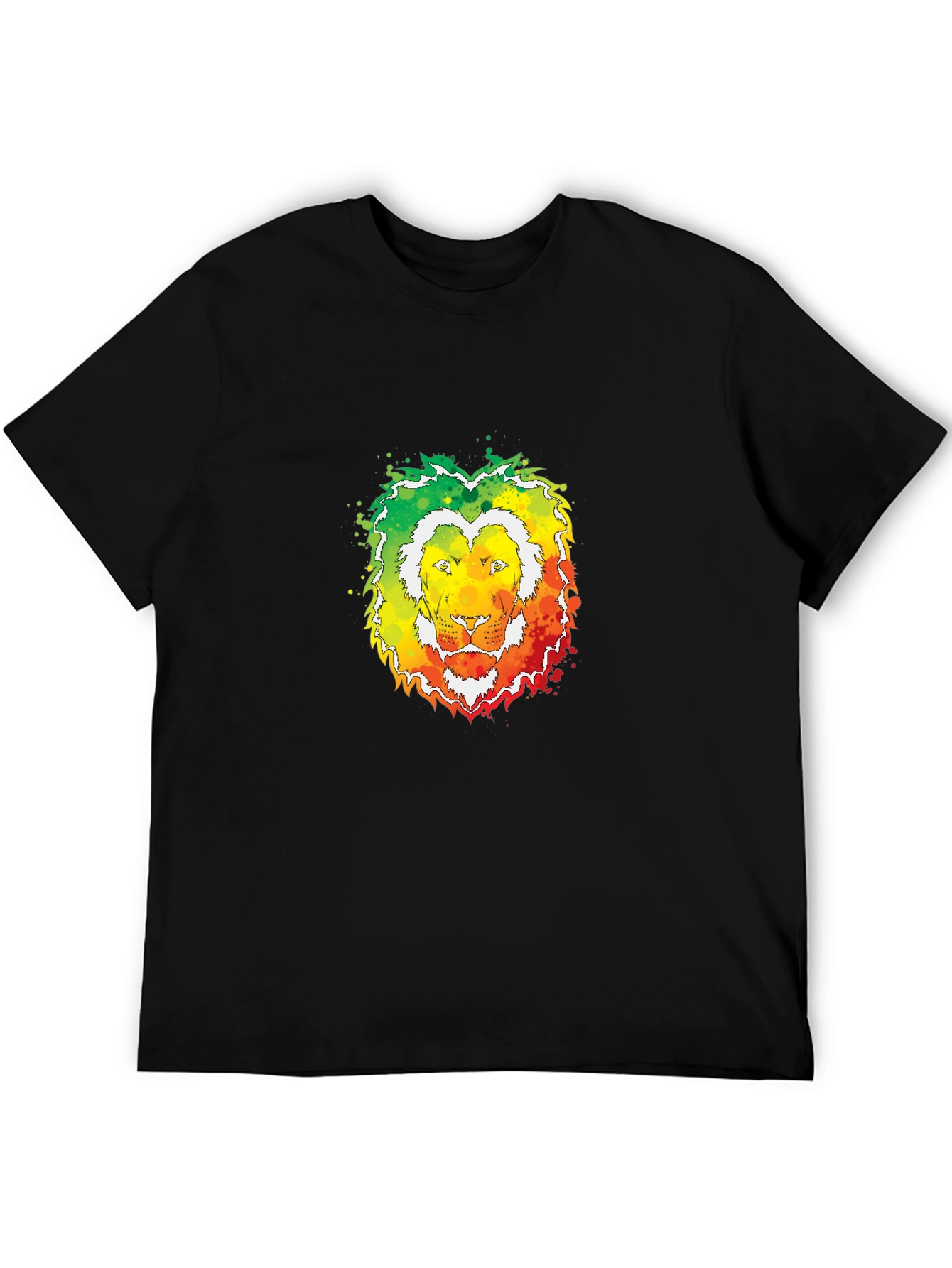 Rasta Lion Head T-Shirt - Reggae Style