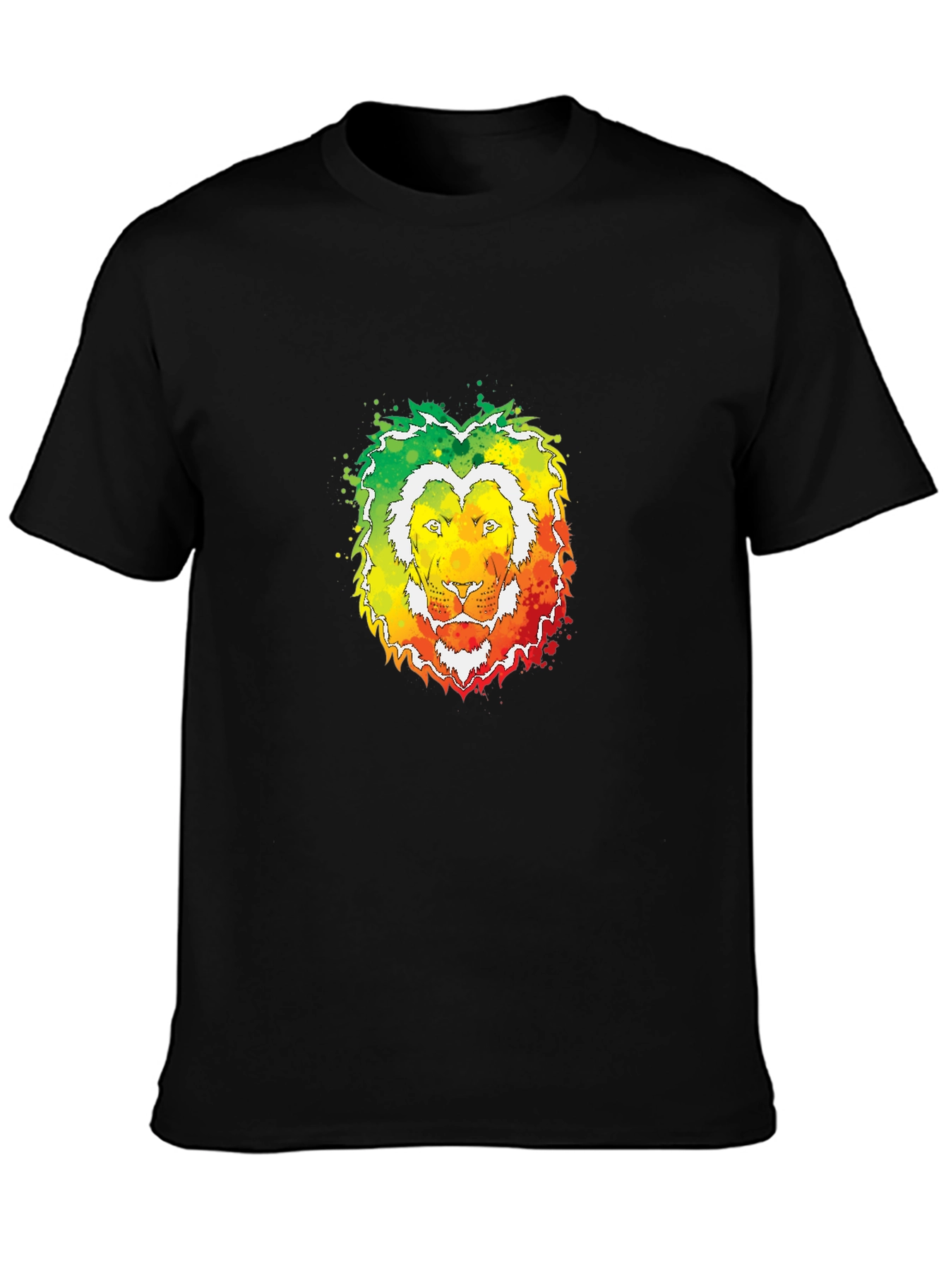 Rasta Lion Head T-Shirt - Reggae Style