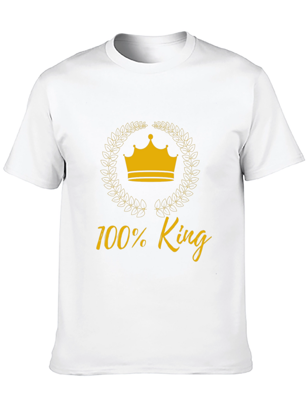 100% King Graphic Tee - Black T-Shirt
