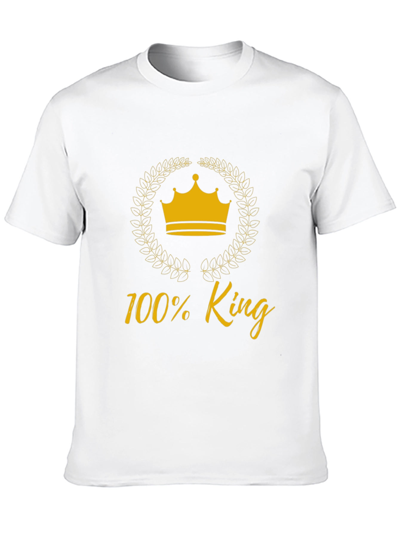 100% King Graphic Tee - Black T-Shirt