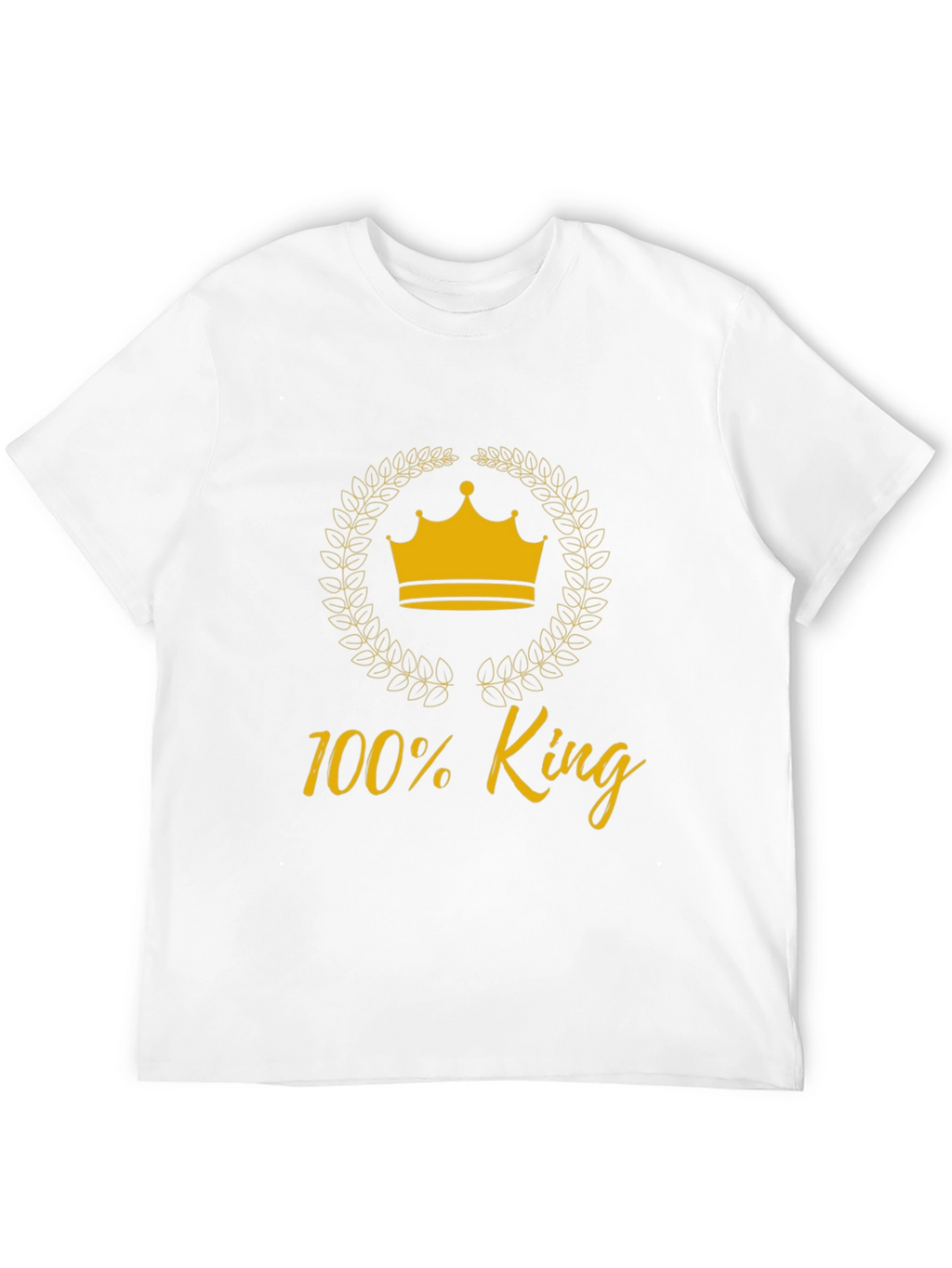 100% King Graphic Tee - Black T-Shirt