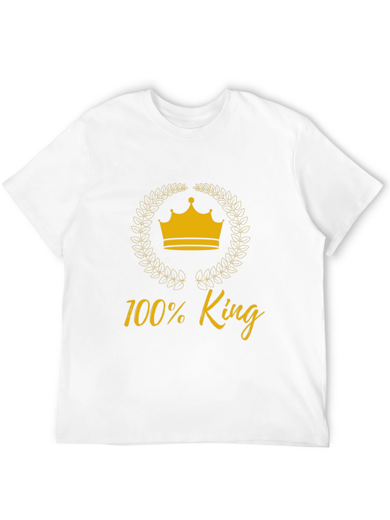 100% King Graphic Tee - Black T-Shirt
