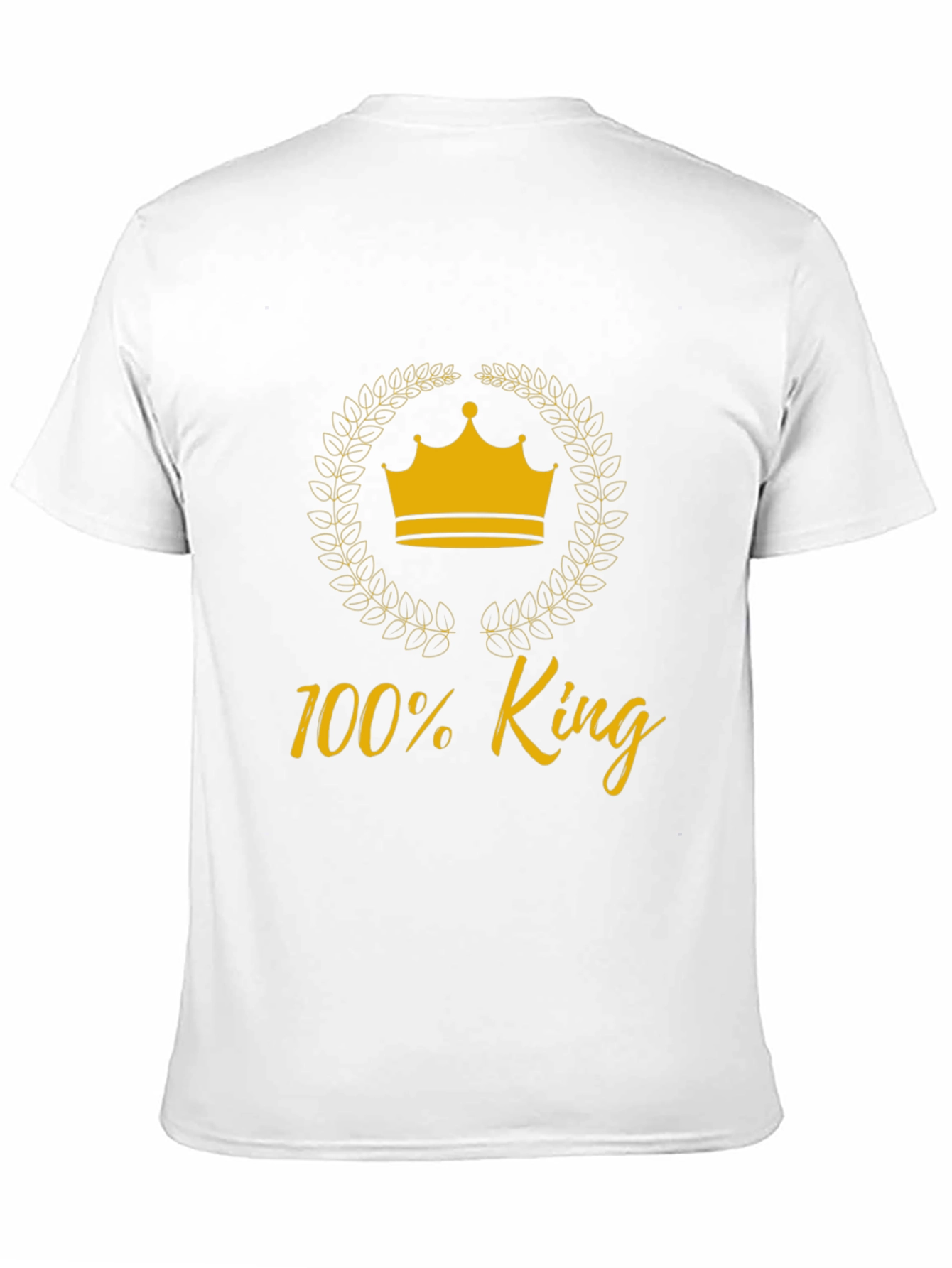 100% King Graphic Tee - Black T-Shirt