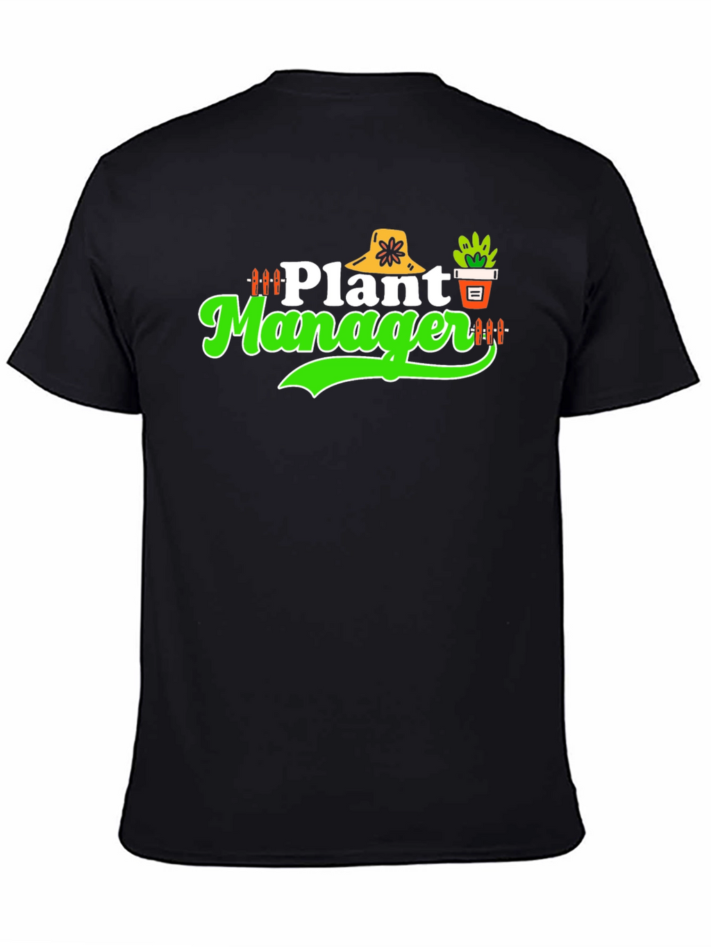 Plant Manager Black T-Shirt