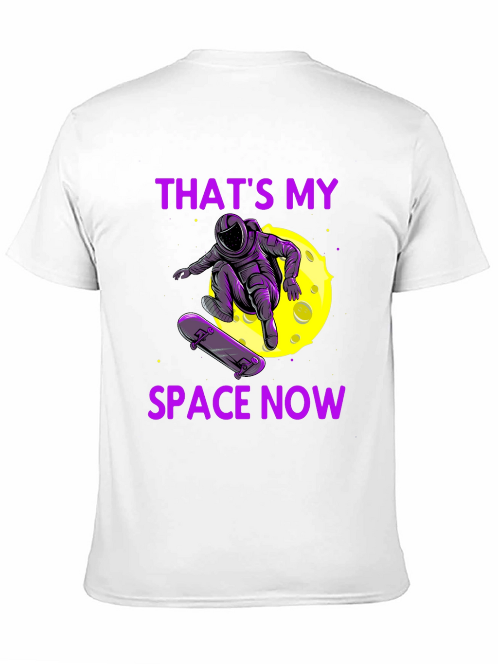 Astronaut Skateboarder Graphic Tee - Thats My Space Now