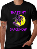 Astronaut Skateboarder Graphic Tee - Thats My Space Now