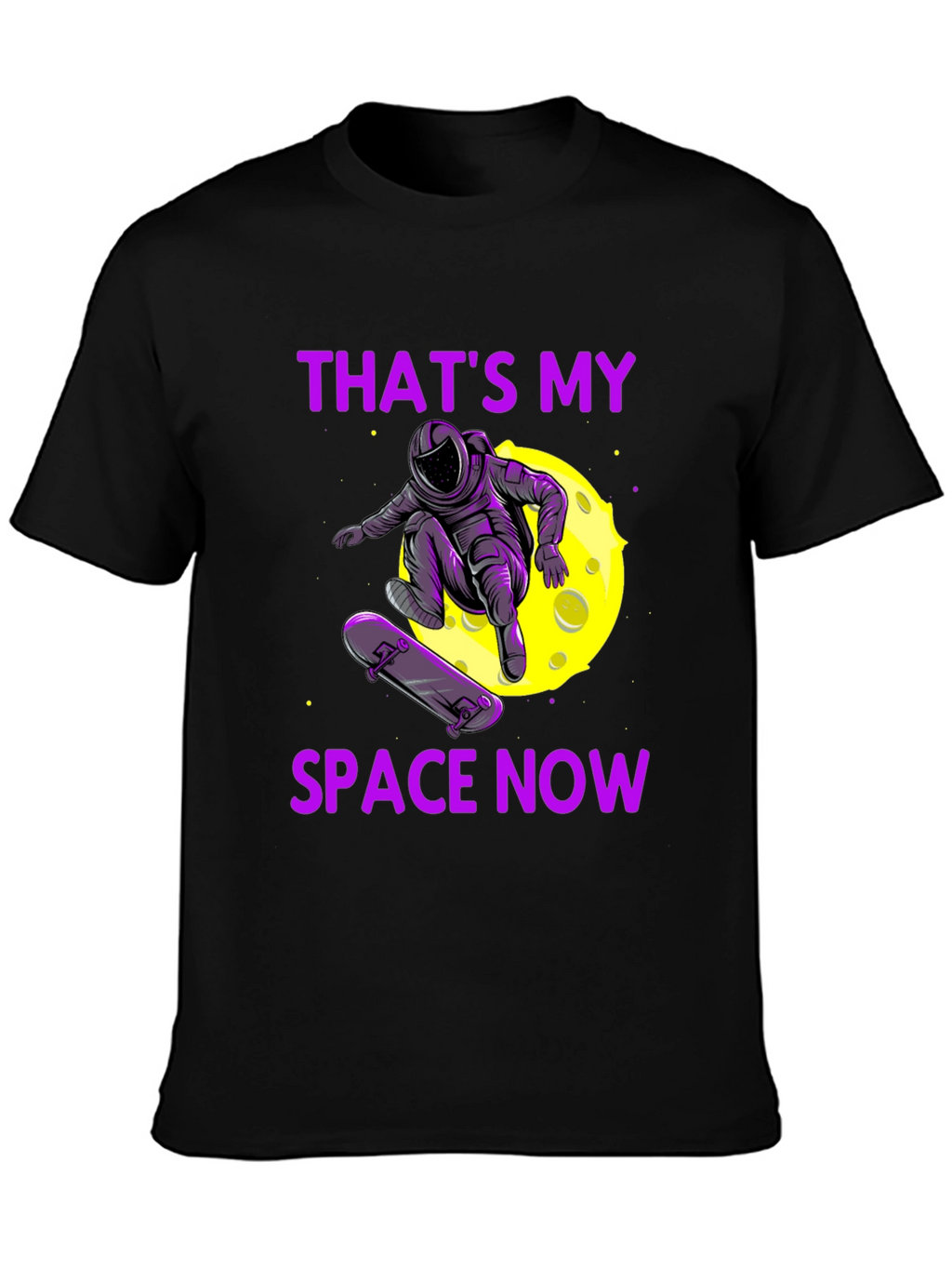 Astronaut Skateboarder Graphic Tee - Thats My Space Now