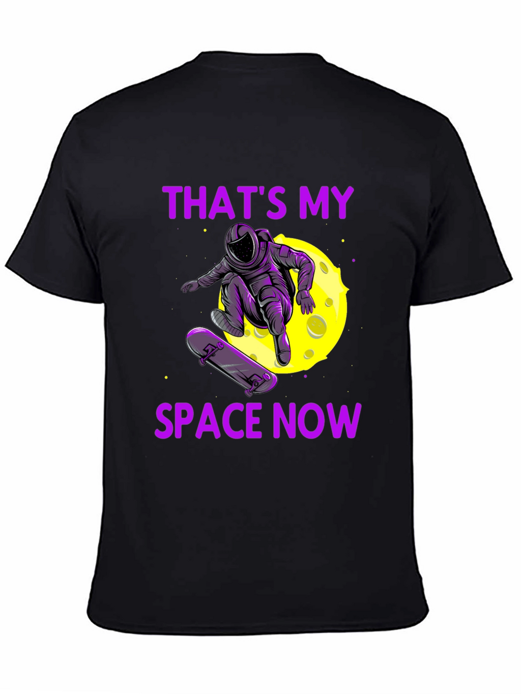 Astronaut Skateboarder Graphic Tee - Thats My Space Now