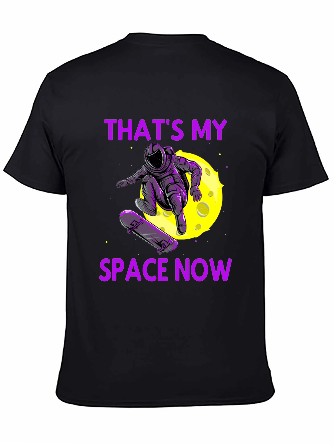 Astronaut Skateboarder Graphic Tee - Thats My Space Now