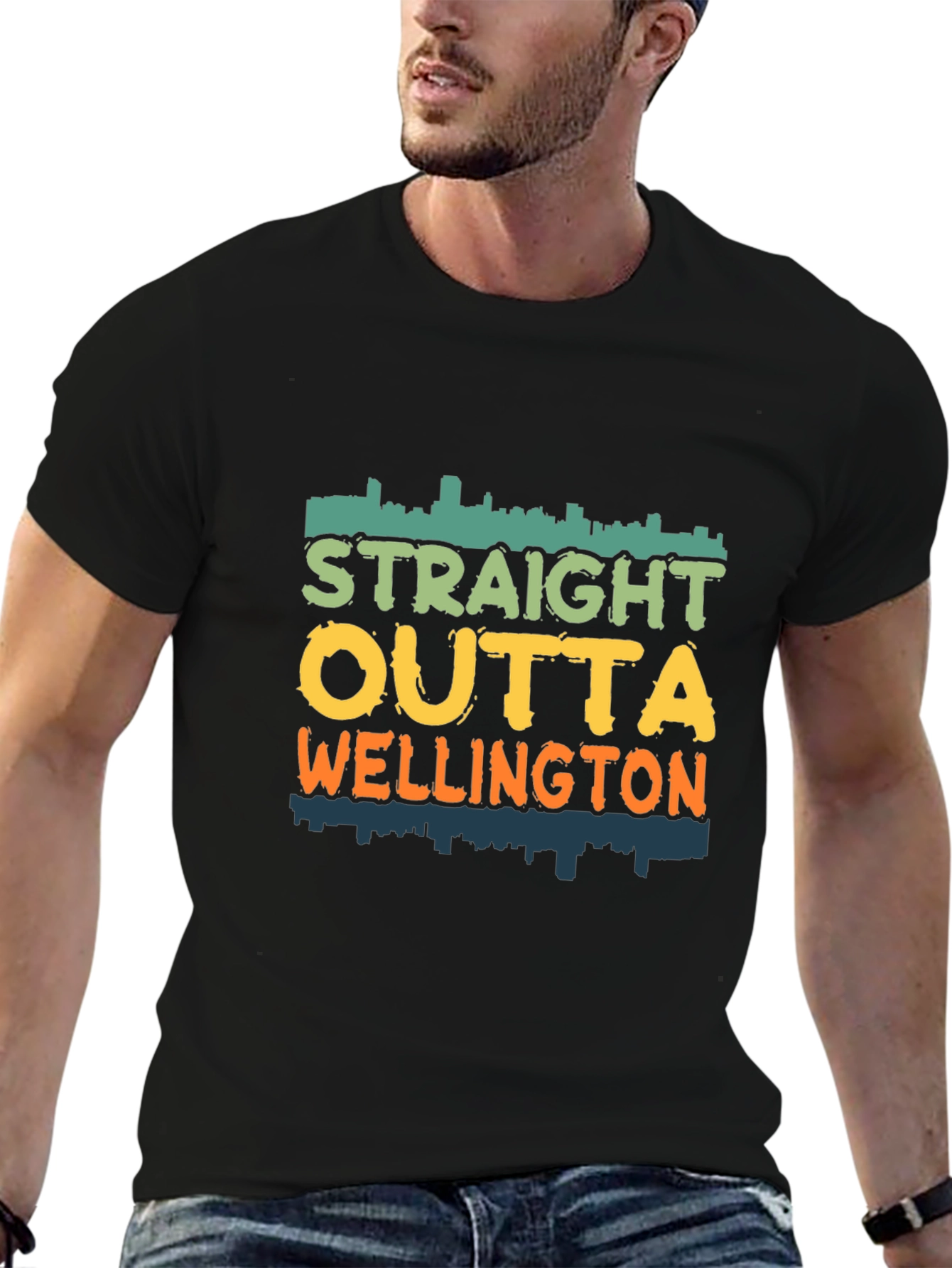 Straight Outta Wellington Tee - Cityscape