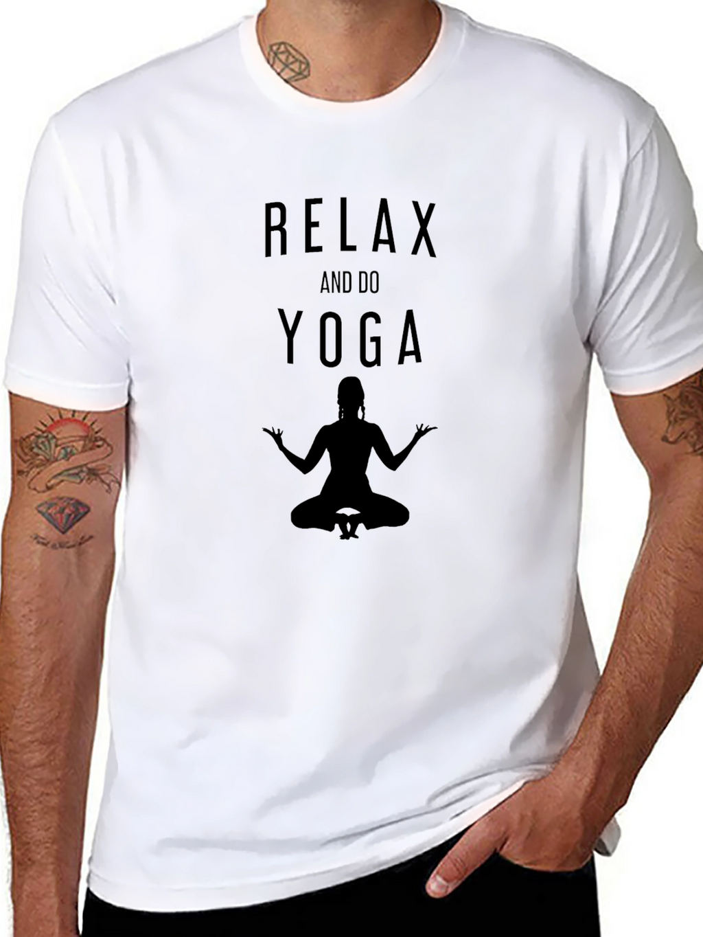 Relax and Do Yoga Graphic Tee