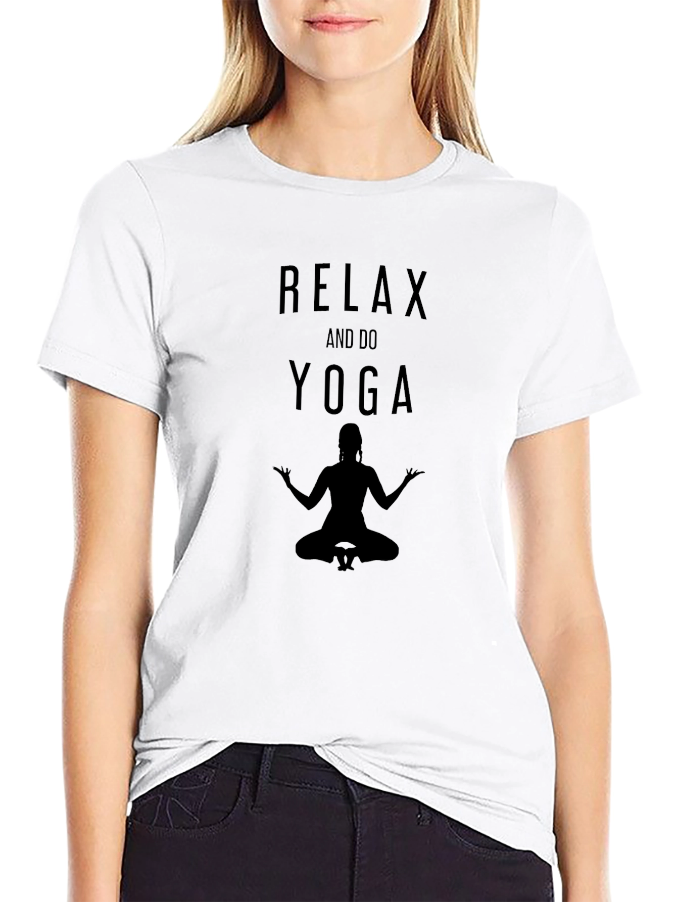 Relax and Do Yoga Graphic Tee