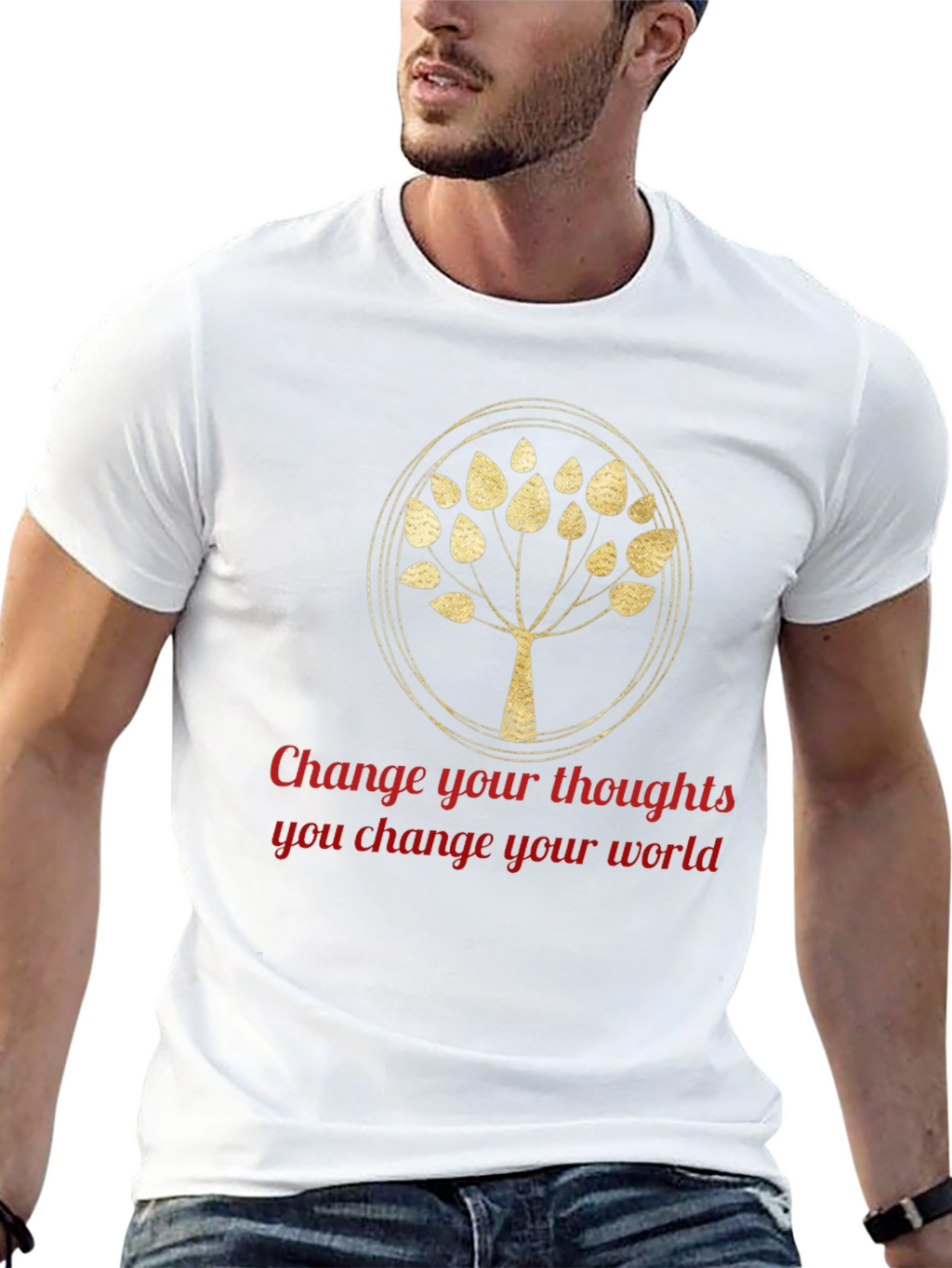 Tree of Life Graphic Tee - Change Your Thoughts