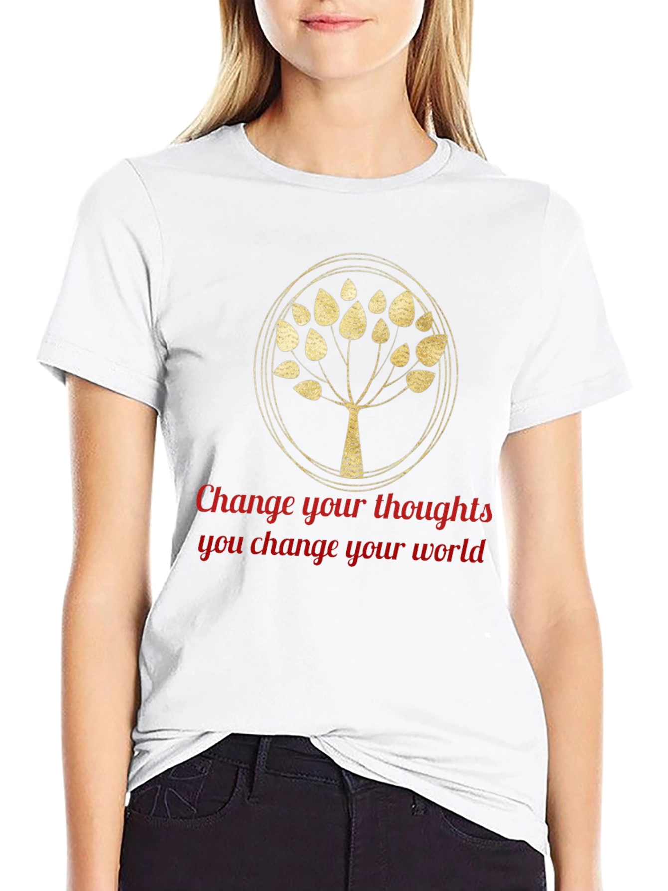 Tree of Life Graphic Tee - Change Your Thoughts