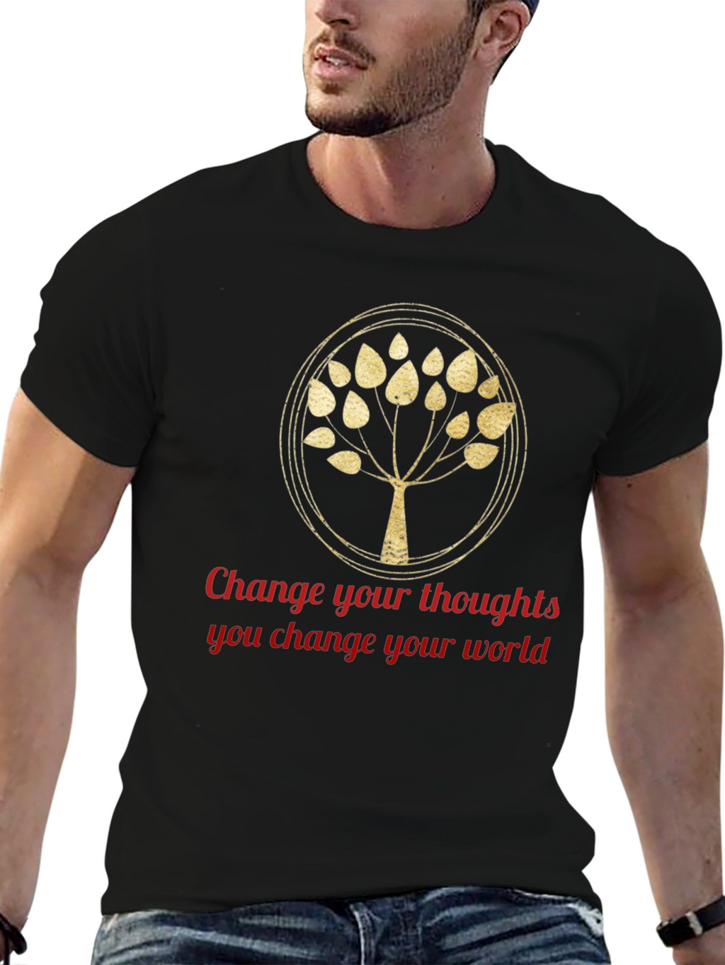 Tree of Life Graphic Tee - Change Your Thoughts