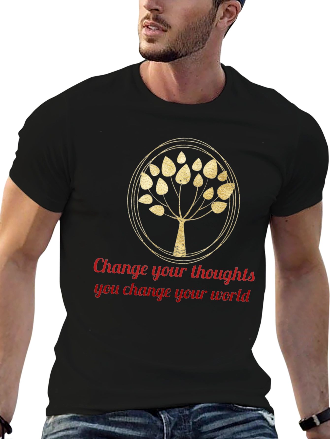 Tree of Life Graphic Tee - Change Your Thoughts