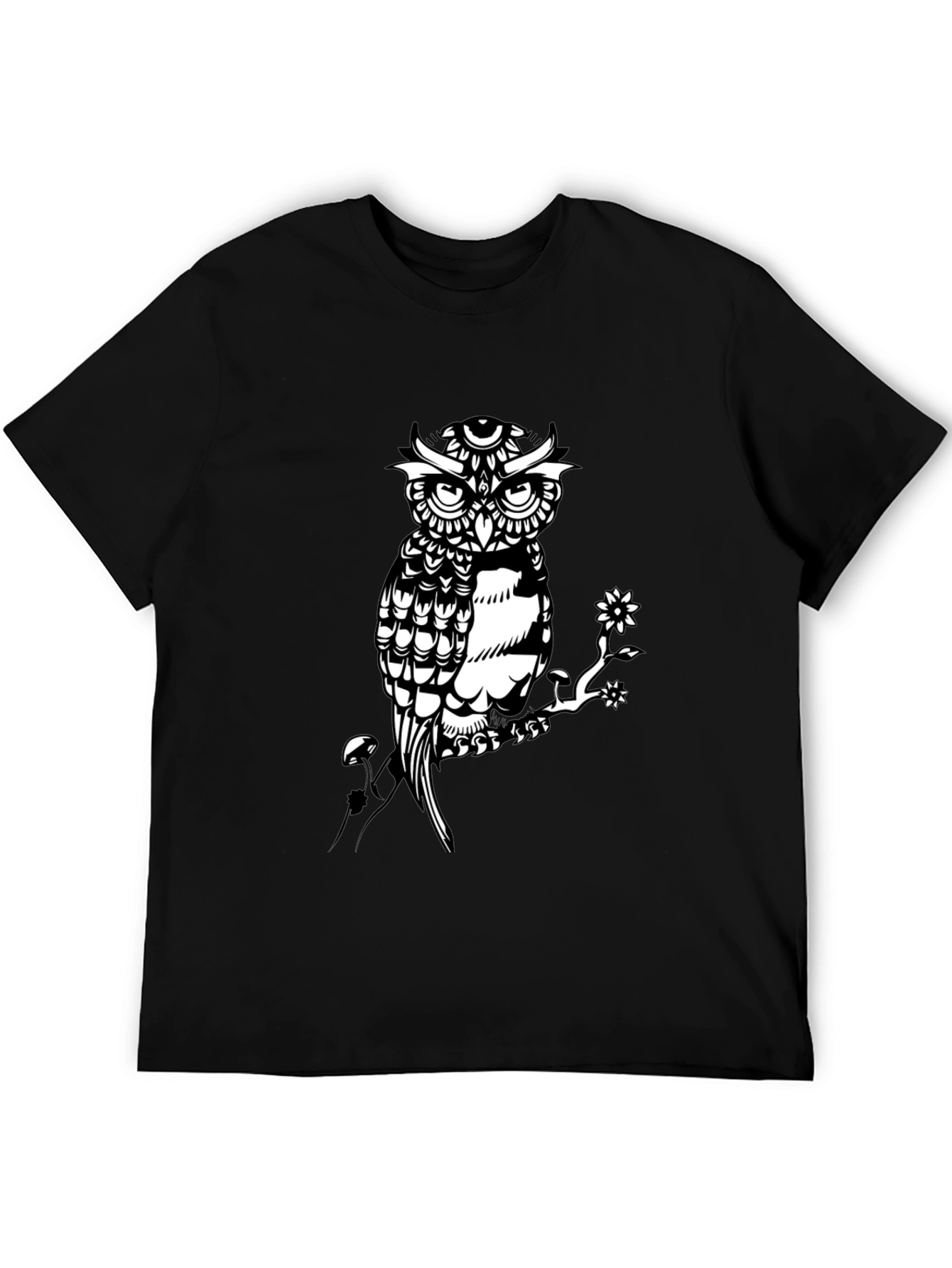 Owl Graphic Print Tee