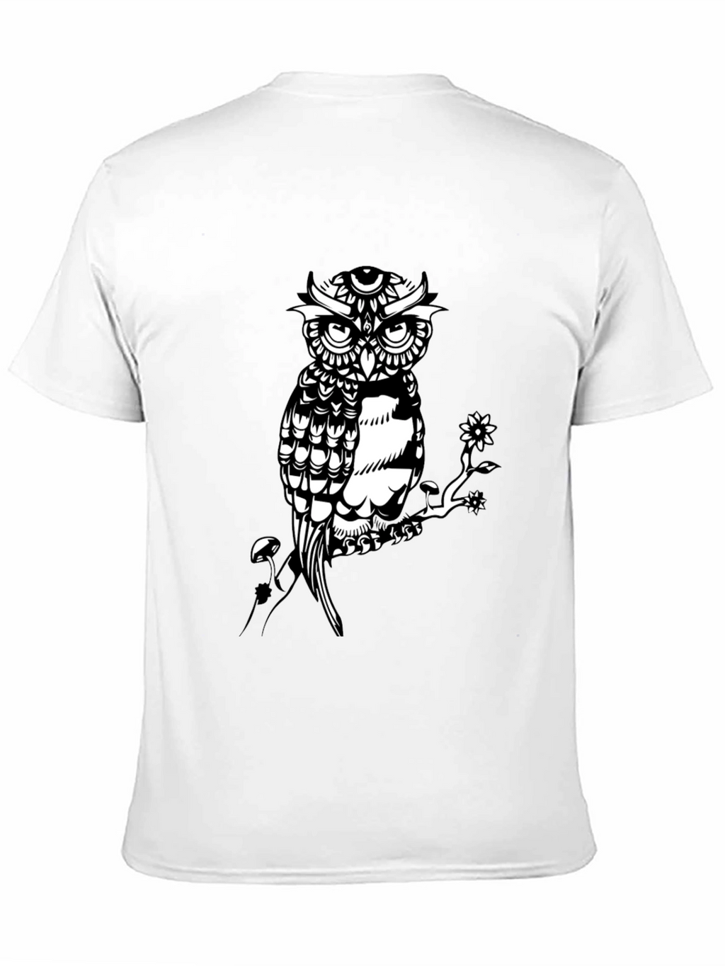 Owl Graphic Print Tee