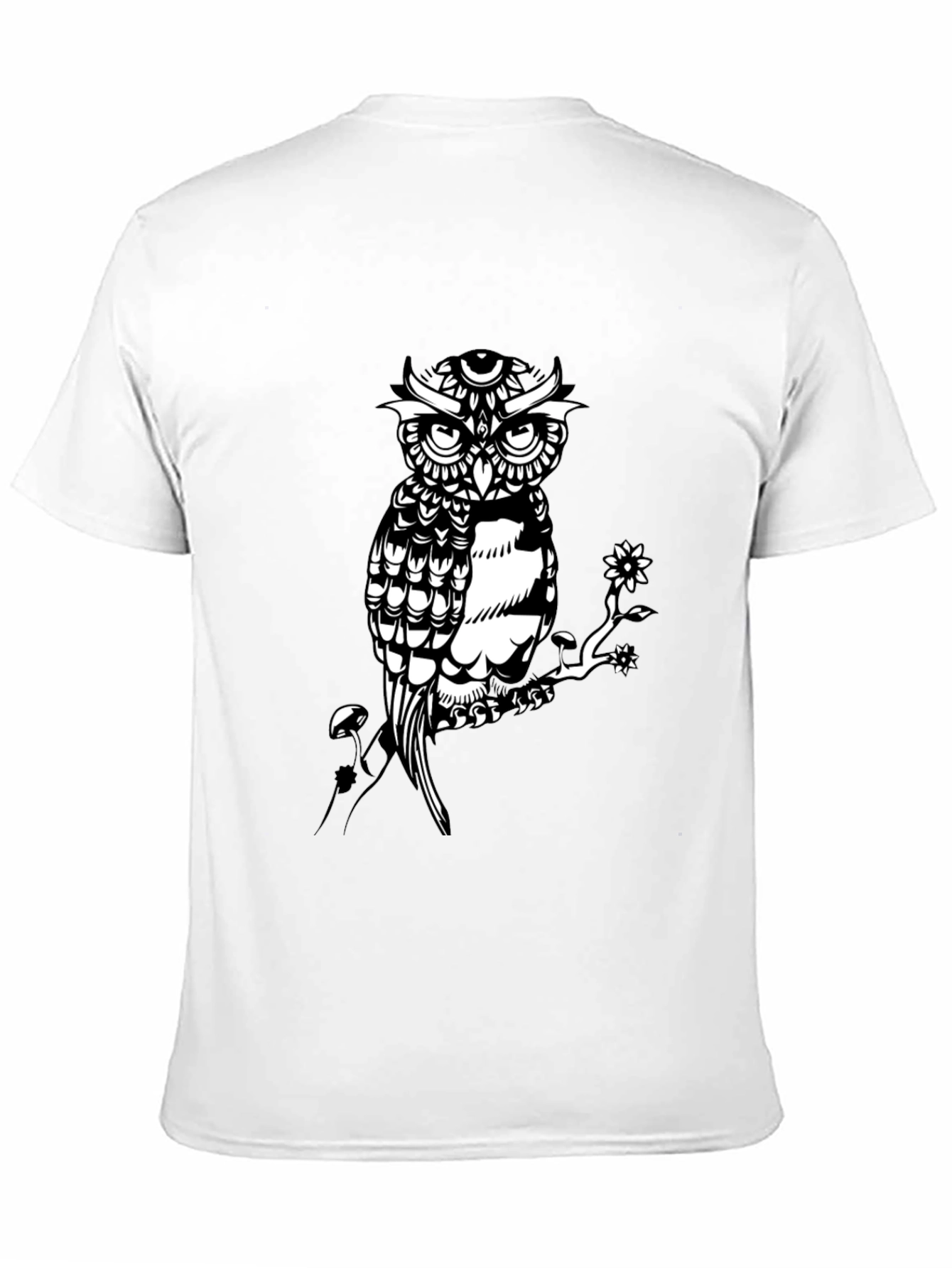 Owl Graphic Print Tee