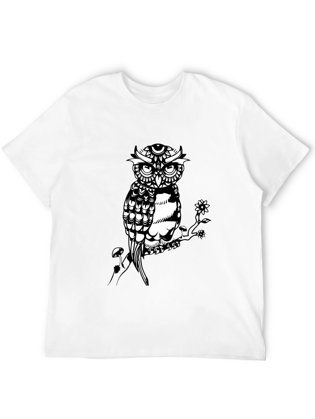 Owl Graphic Print Tee