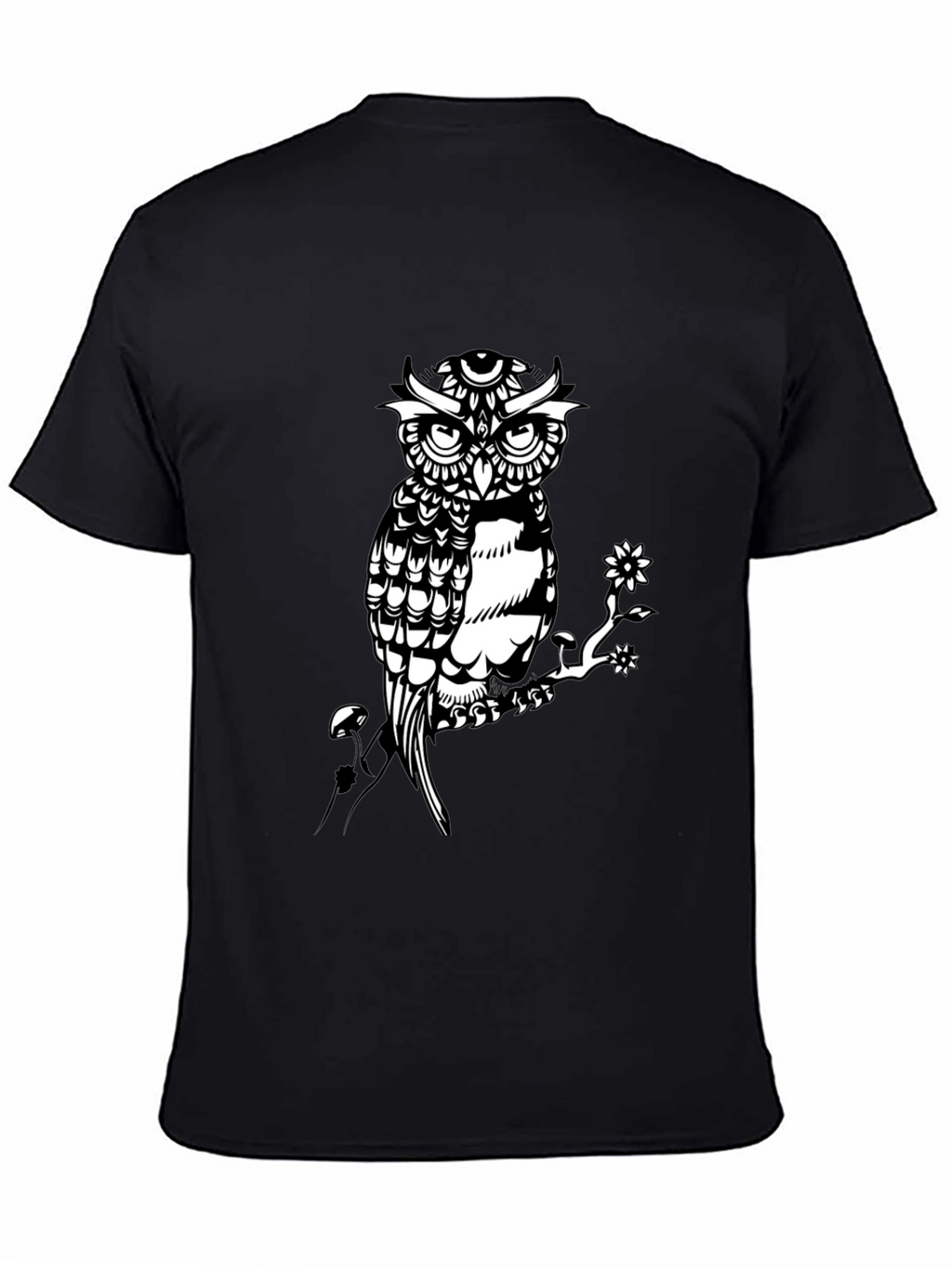 Owl Graphic Print Tee