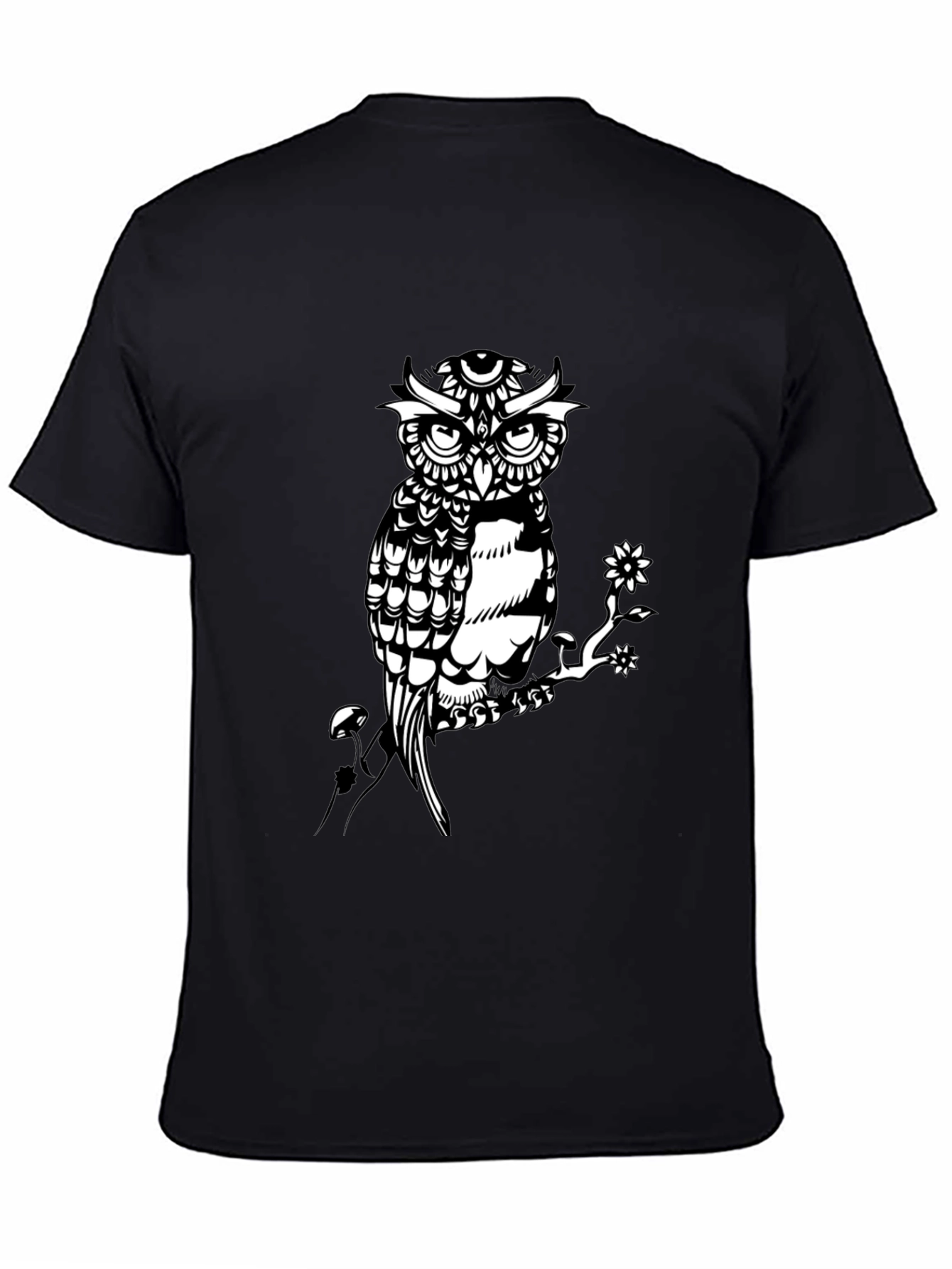 Owl Graphic Print Tee