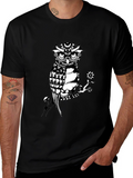 Owl Graphic Print Tee