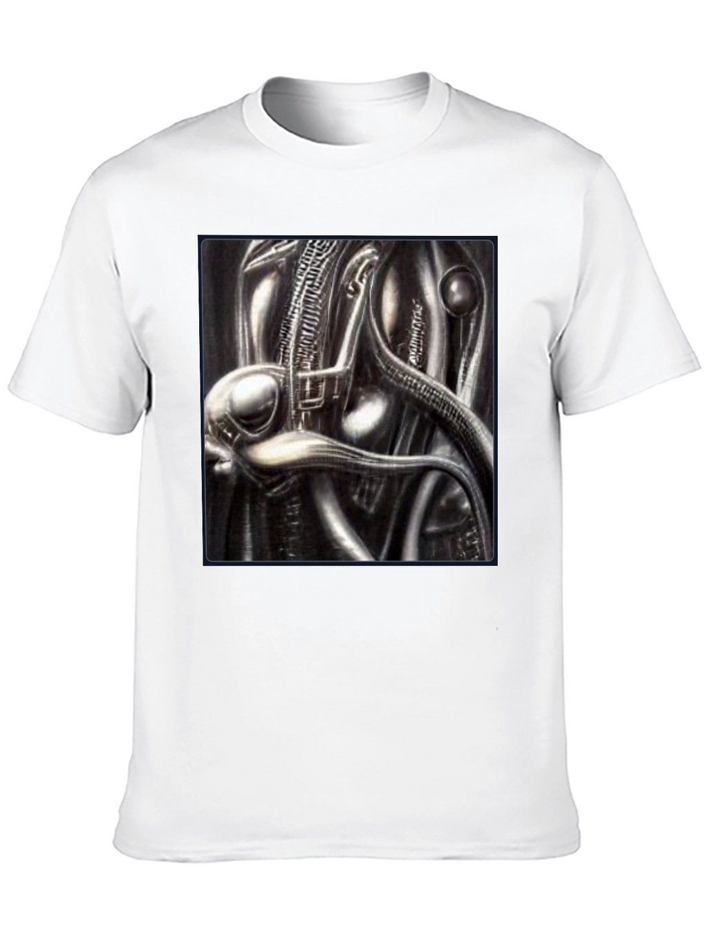 Sci-Fi Creature Graphic Black T-Shirt
