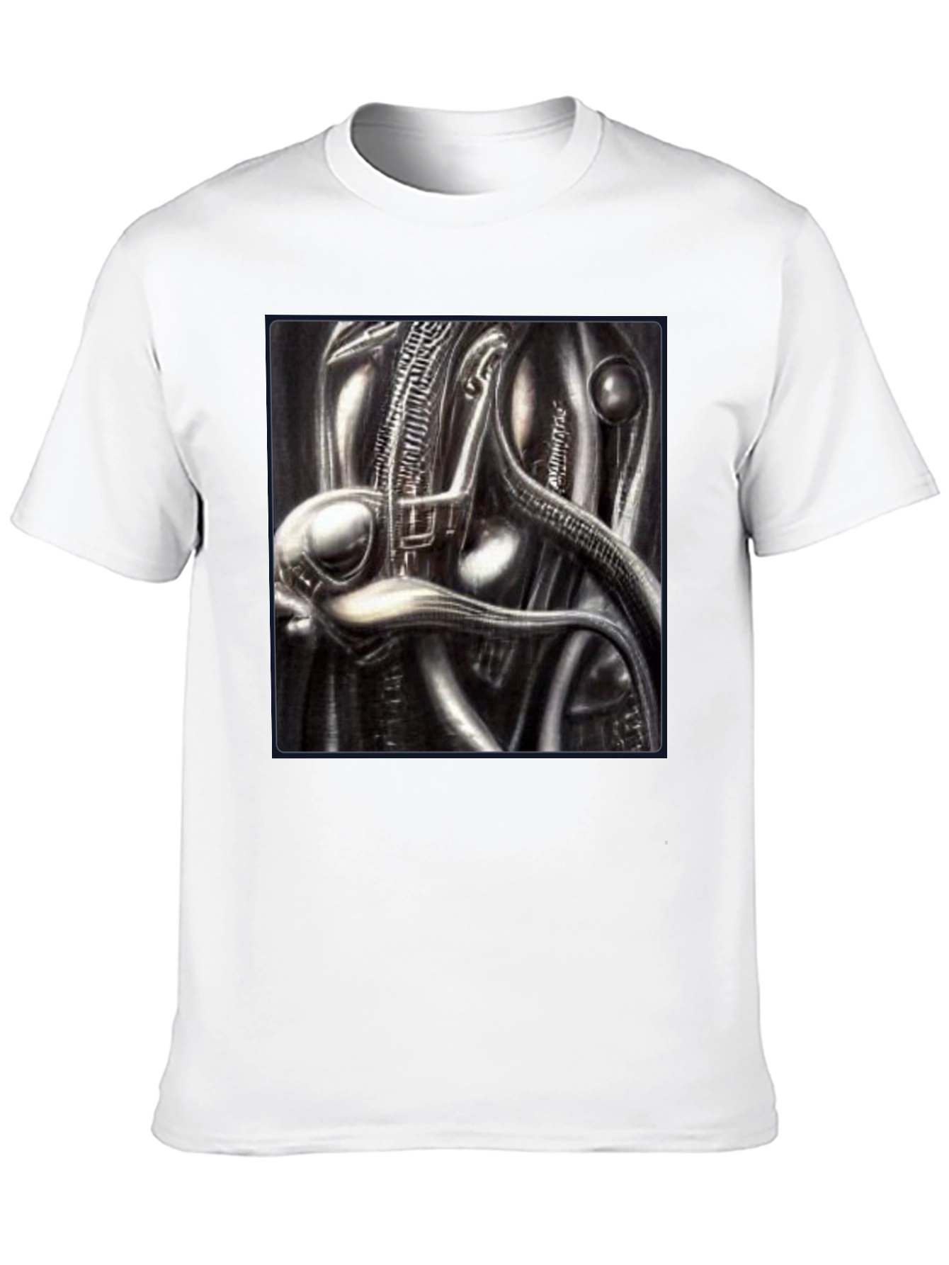 Sci-Fi Creature Graphic Black T-Shirt