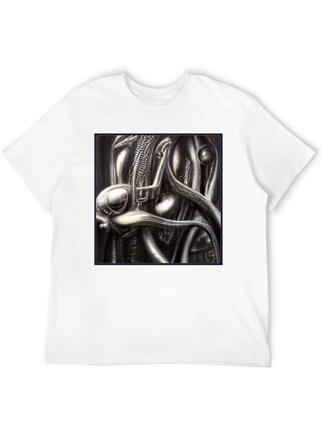 Sci-Fi Creature Graphic Black T-Shirt