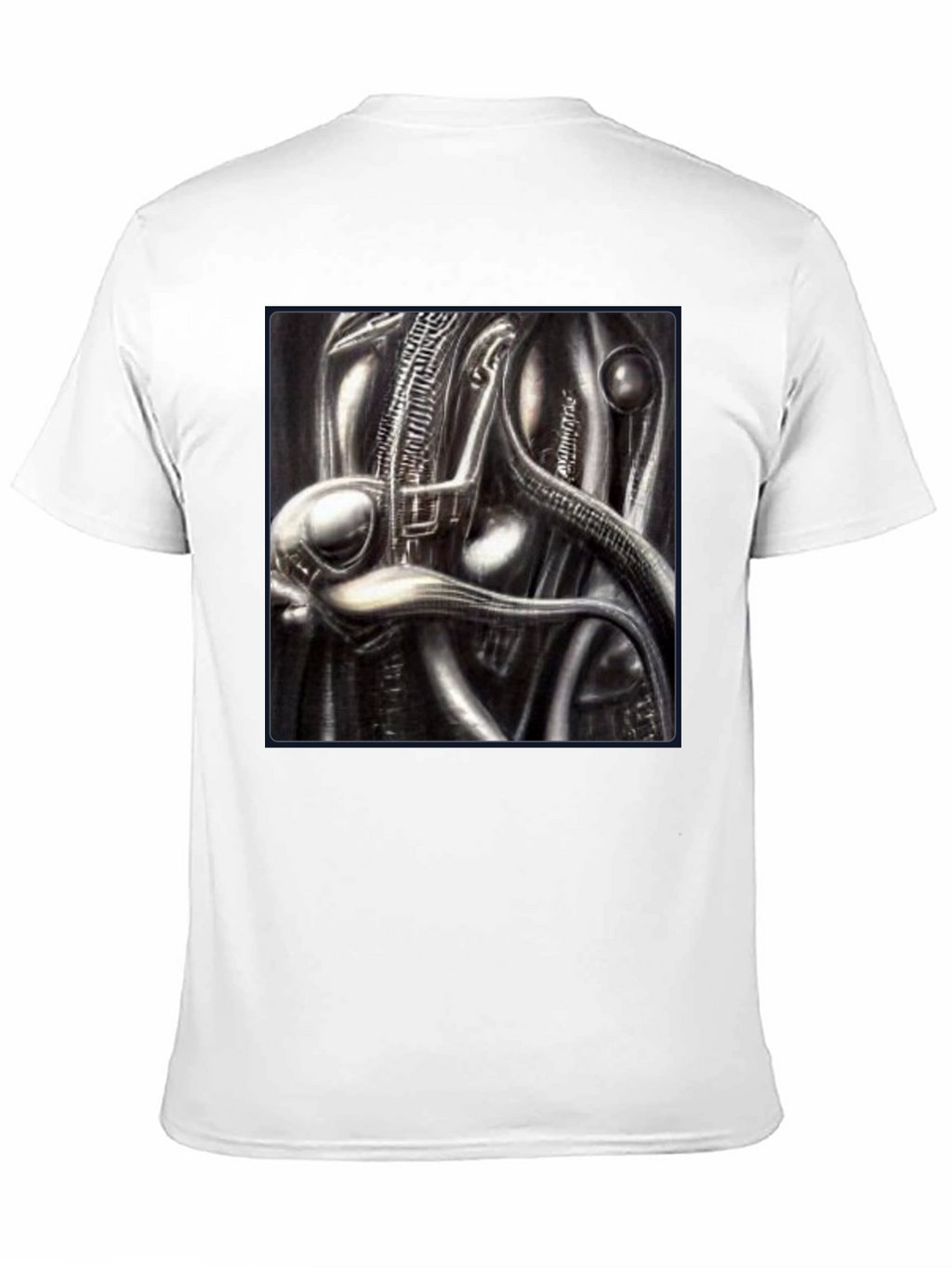 Sci-Fi Creature Graphic Black T-Shirt