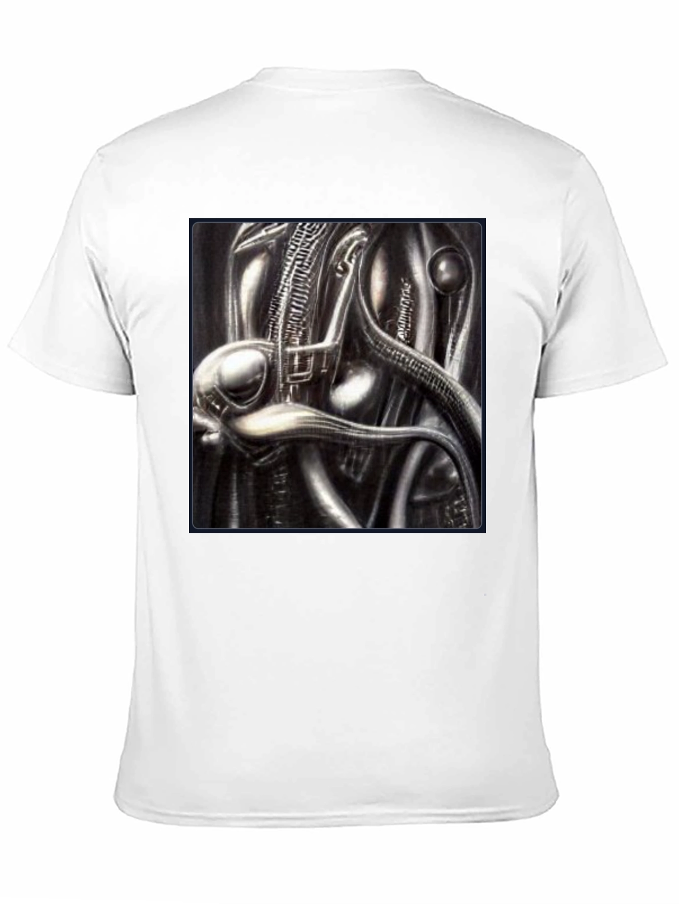 Sci-Fi Creature Graphic Black T-Shirt
