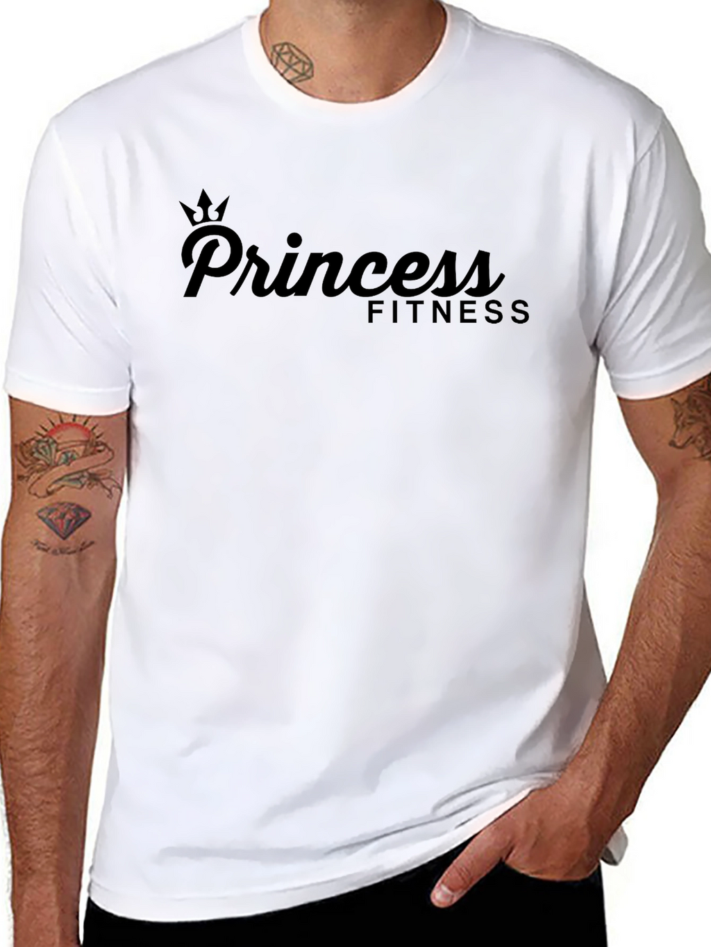 Princess Fitness Black T-Shirt