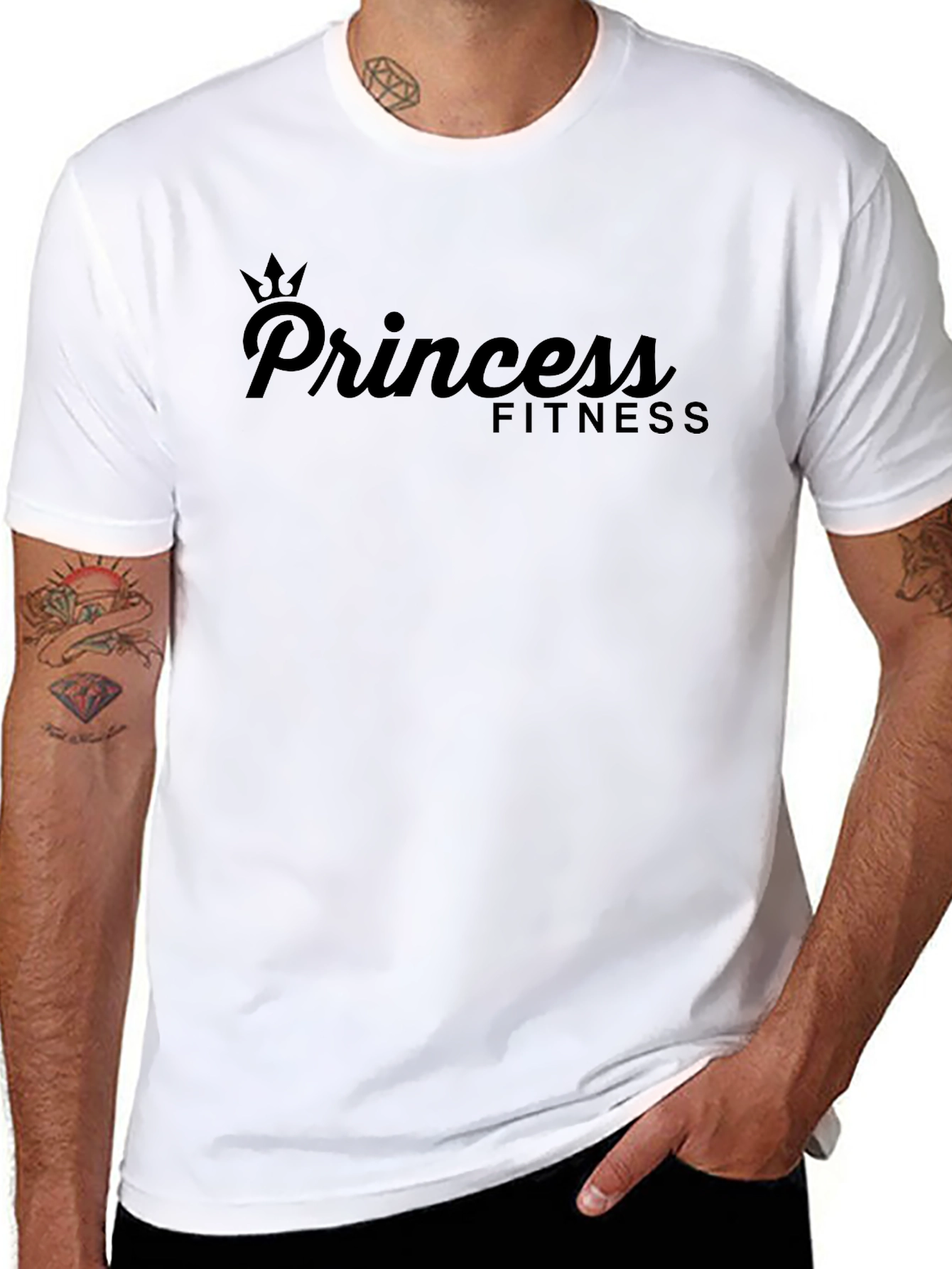 Princess Fitness Black T-Shirt