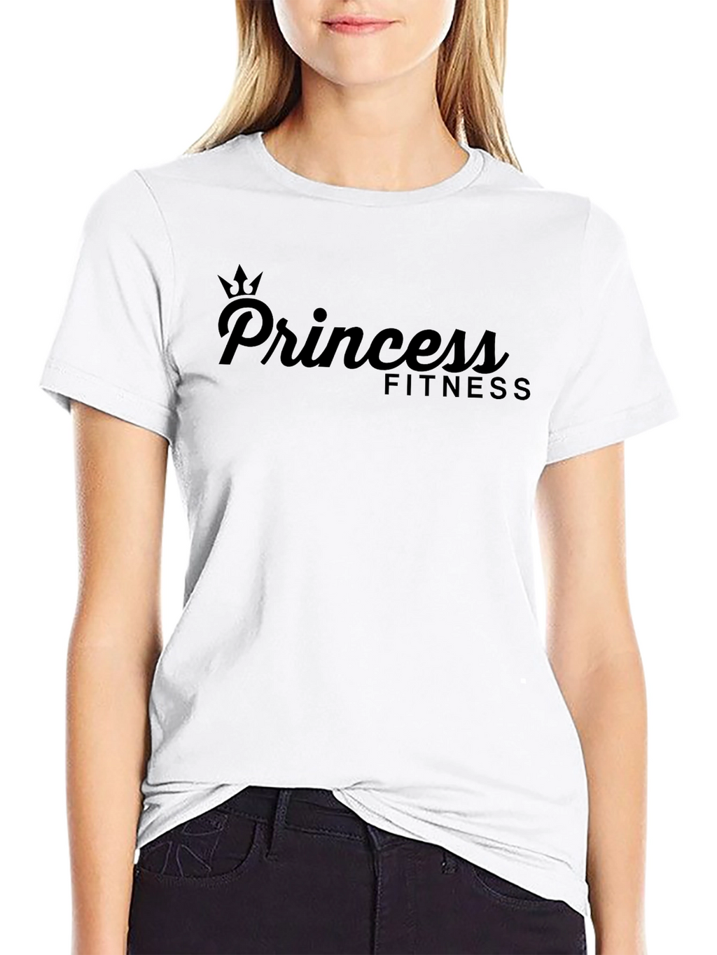 Princess Fitness Black T-Shirt