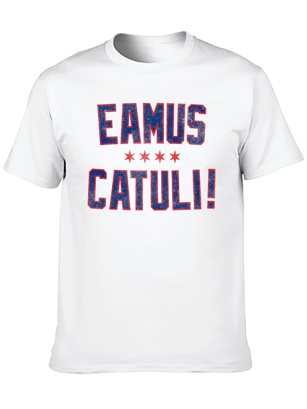 Eamus Catuli! Graphic Print Black T-Shirt