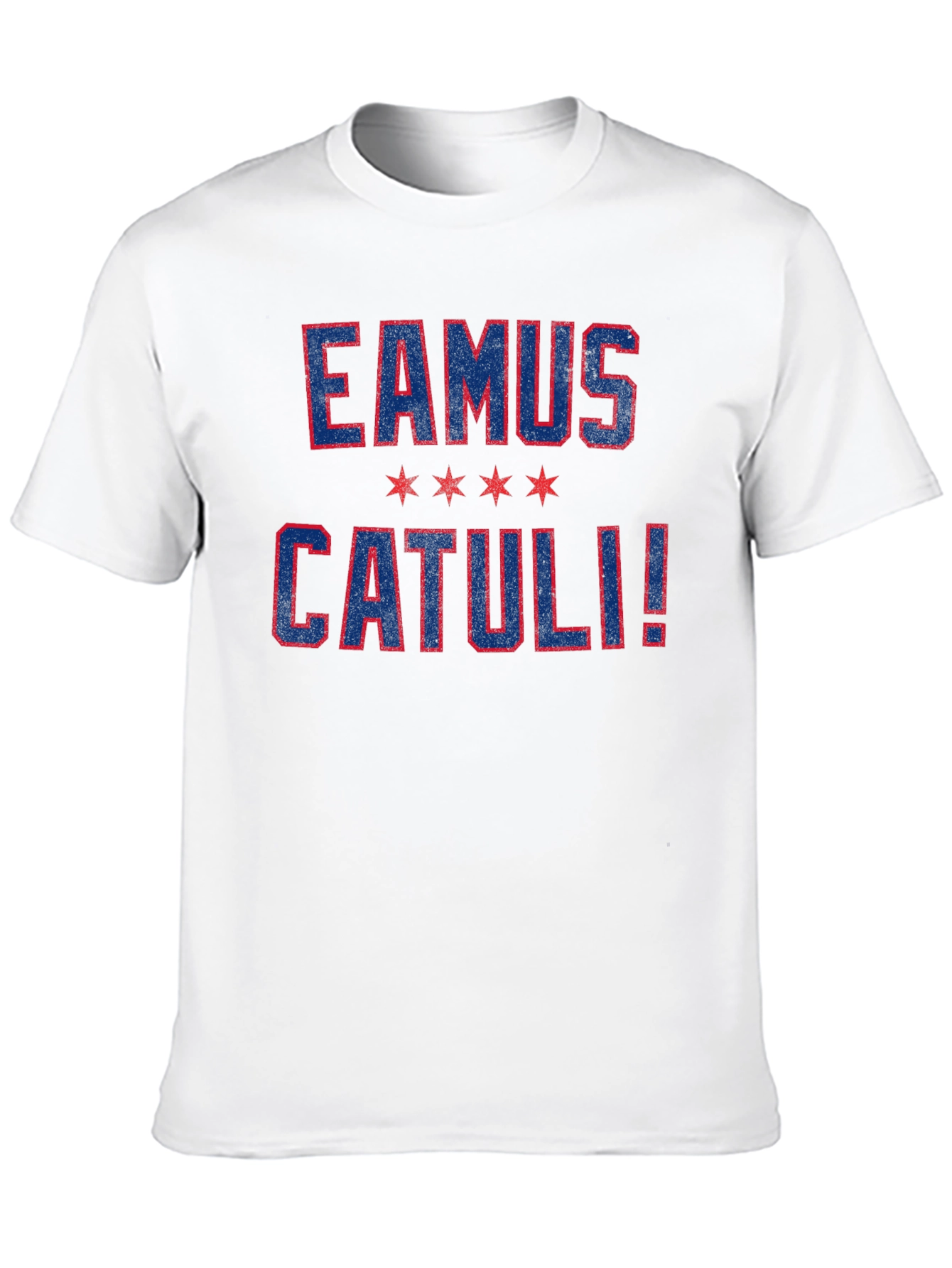 Eamus Catuli! Graphic Print Black T-Shirt