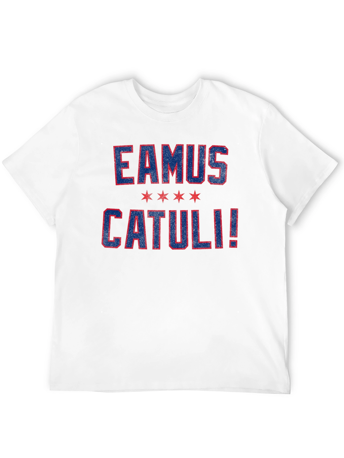 Eamus Catuli! Graphic Print Black T-Shirt