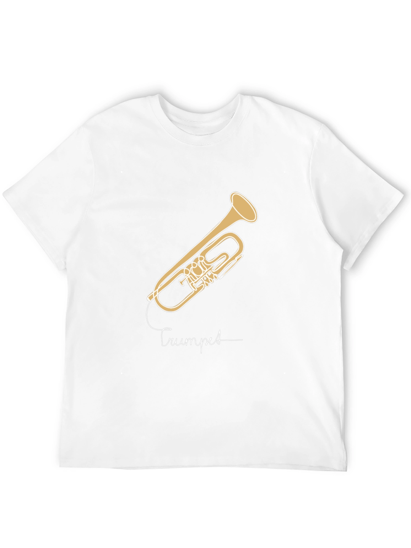Trumpet Graphic T-Shirt - Black