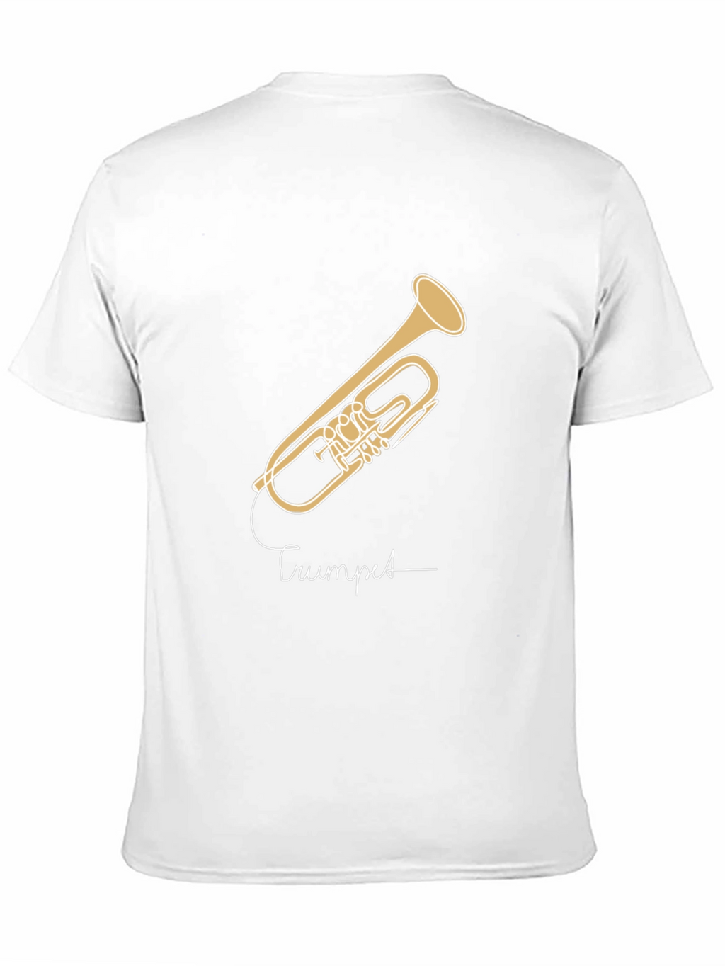 Trumpet Graphic T-Shirt - Black