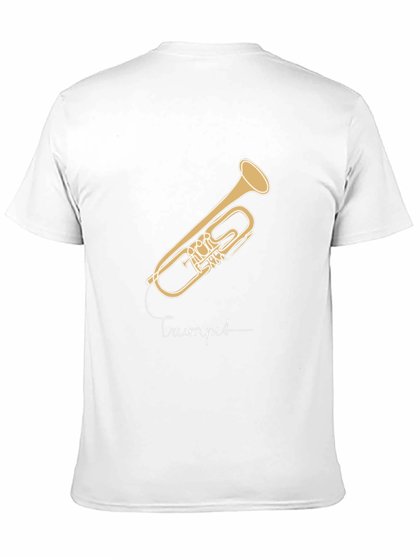 Trumpet Graphic T-Shirt - Black