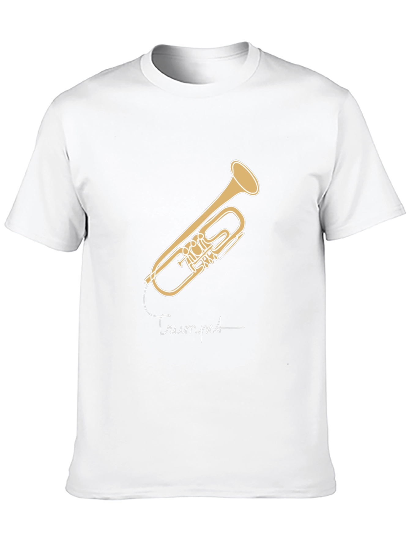 Trumpet Graphic T-Shirt - Black