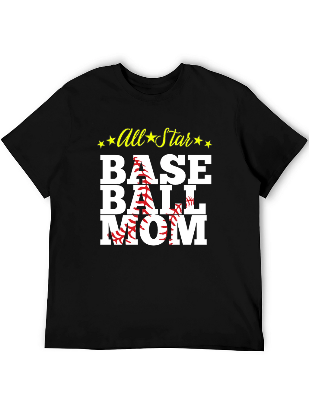 All Star Baseball Mom T-Shirt